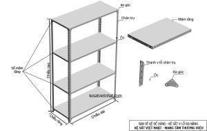 Cách lắp giá đựng tài liệu đơn giản: Kiểm tra bộ dụng cụ